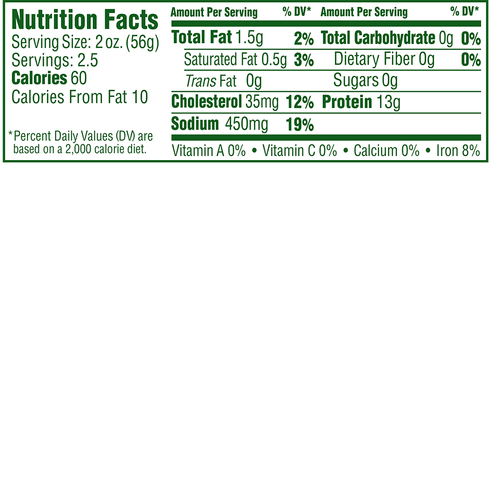 Applegate Organics® Roast Beef Nutrition Information