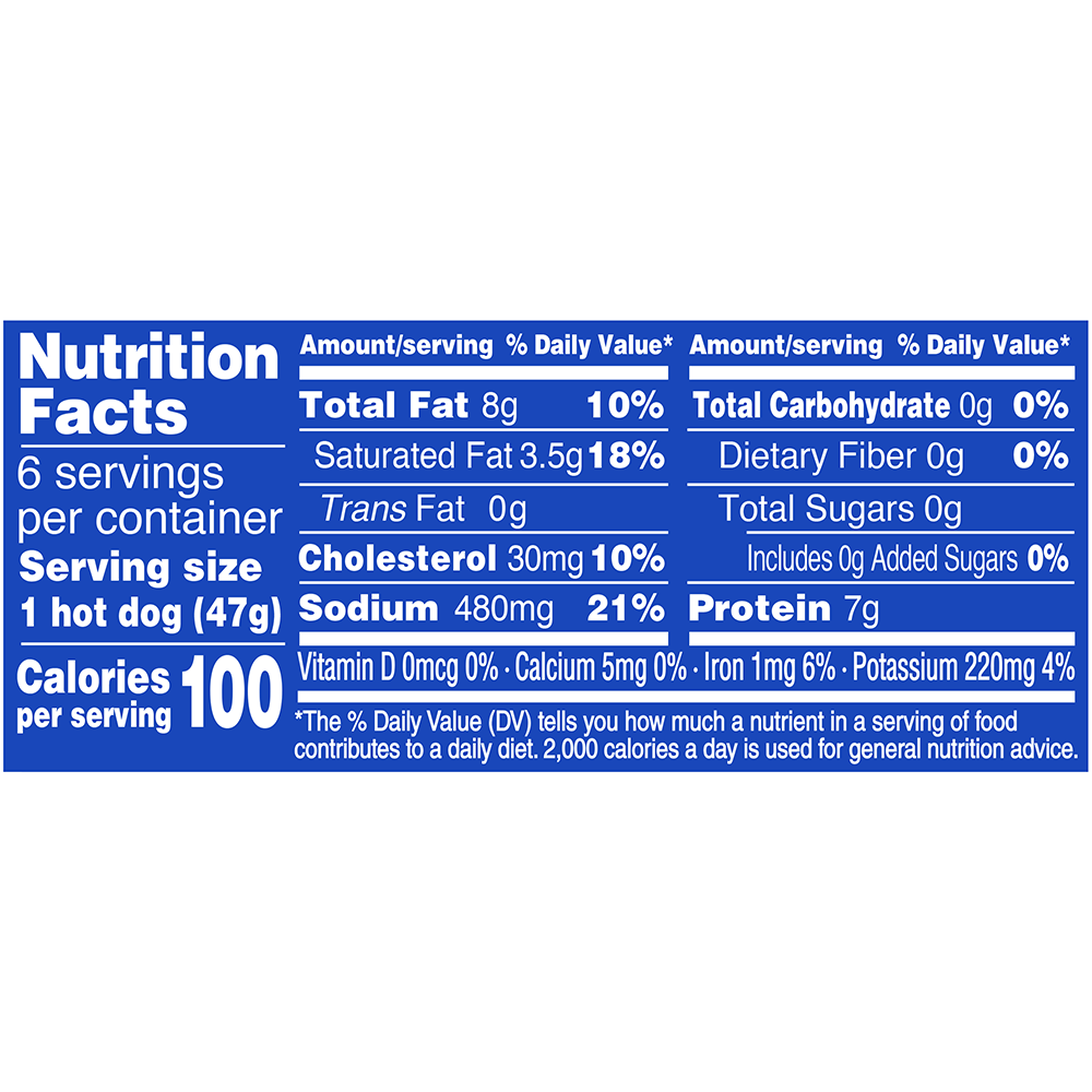 Applegate Organics® The Great Organic Uncured Beef Hot Dog™  - 10oz